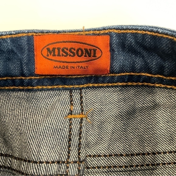 Missoni Capri Jeans Fringe Hem Size 38 - Picture 13 of 16